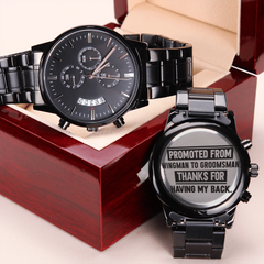 Groomsman Promoted From Wingman to Groomsman – Men's Watch
